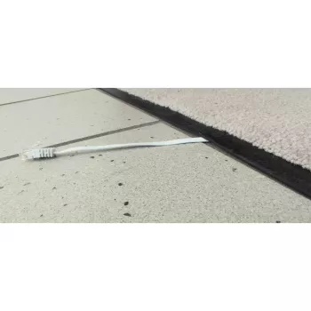 InLine plokščias itin plonas komutacinis kabelis U/UTP Cat.6 Gigabit paruoštas pilkas 5m