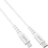 InLine USB-C Lightning laidas, skirtas iPad, iPhone, iPod, sidabrinis/aliuminis, 1 m