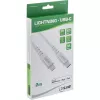 InLine USB-C Lightning laidas, skirtas iPad, iPhone, iPod, sidabrinis/aliuminis, 1 m