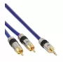 InLine Audio kabelis Premium 2x RCA kištukas / 3,5 mm kištukas paauksuoti 7 m