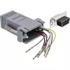 InLine adapteris 9 kontaktų Sub-D lizdas RJ45 lizdas 68889B InLine