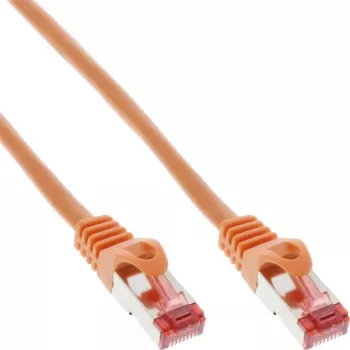 InLine komutacinis kabelis S/FTP PiMF Cat.6 250MHz PVC varis oranžinis 25m