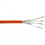 InLine montavimo kabelis Cat.7a PiMF 4x2x0.58 AWG23, 1200 MHz, LSZH, 50 m