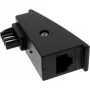 Adapter InLine TAE‑F kištukas į RJ45 lizdą 8P2C, skirtas Fritzbox, juodas