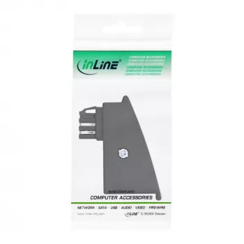 Adapter InLine TAE‑F kištukas į RJ45 lizdą 8P2C, skirtas Fritzbox, juodas