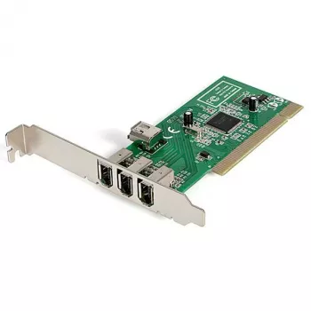 StarTech.com 4 prievadų PCI 1394a FireWire adapterio plokštė - 3 išoriniai 1 vidinis