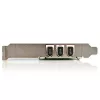 StarTech.com 4 prievadų PCI 1394a FireWire adapterio plokštė - 3 išoriniai 1 vidinis