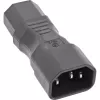 InLine maitinimo adapteris IEC 60320 C14 / C13, 3 kontaktų, šaltosios įrangos maitinimui