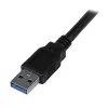 “StarTech.com” 3 m juodas “SuperSpeed USB 3.0” laidas A į B – M/M