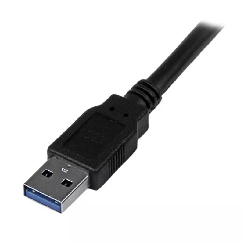 “StarTech.com” 3 m juodas “SuperSpeed USB 3.0” laidas A į B – M/M