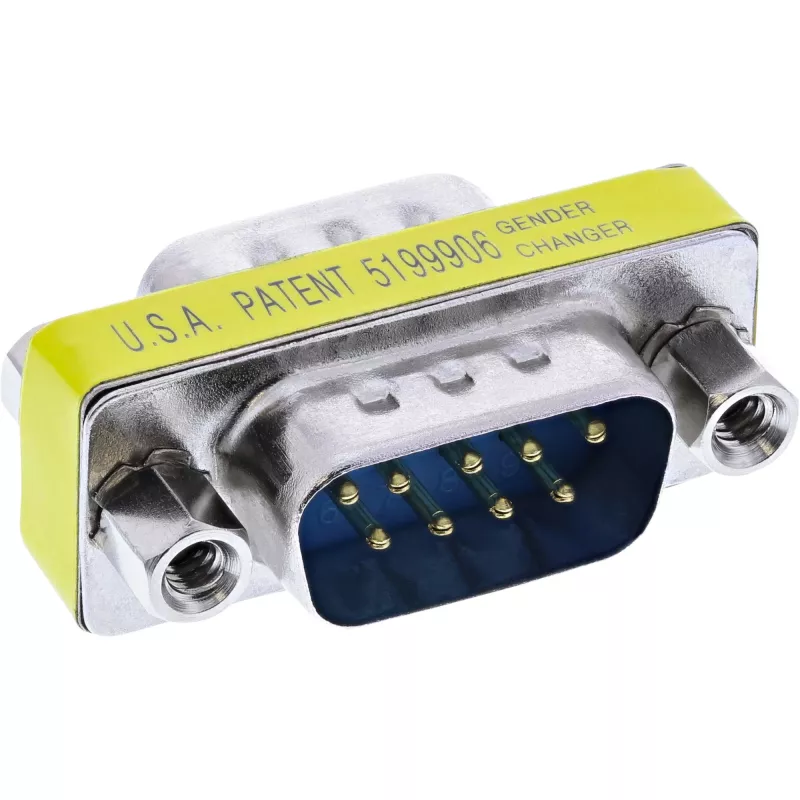 InLine jungčių adapteris Serial Adapter DB9 male / male 32214