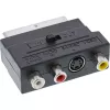 InLine Scart adapteris Scart kištukas / 3x RCA ir S-VHS vaizdo įvestis / išvestis
