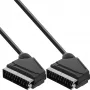 InLine Scart vaizdo kabelis, kištukas / kištukas, 3 m