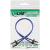 InLine Premium RCA Audio kabelis 2x RCA kištukas / kištukas auksuotas 0,5 m