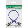 InLine Premium RCA garso kabelis 2x RCA kištukas / kištukas, auksuotas, 3 m