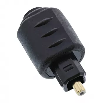 Optinis garso adapteris 3,5 mm lizdas / Toslink kištukas InLine 89907