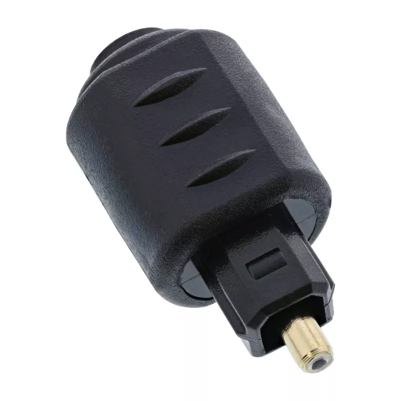 Optinis garso adapteris 3,5 mm lizdas / Toslink kištukas InLine 89907