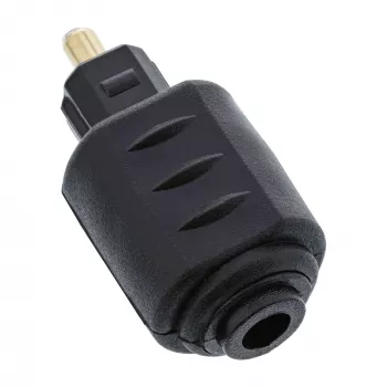 Optinis garso adapteris 3,5 mm lizdas / Toslink kištukas InLine 89907