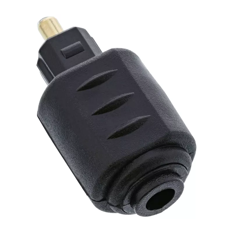 Optinis garso adapteris 3,5 mm lizdas / Toslink kištukas InLine 89907