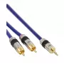 InLine garso laidas Premium 2x RCA kištukas / 3,5 mm kištukas, paauksuoti kontaktai, 5 m