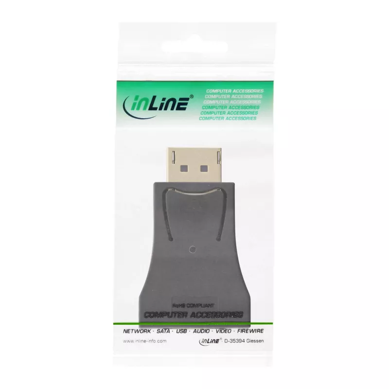 “InLine” DisplayPort keitiklis, DisplayPort kištukas / VGA lizdas, FullHD/60Hz