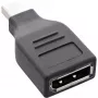 InLine DisplayPort adapteris, mini DisplayPort tėvas / DisplayPort motina, 4K/60Hz