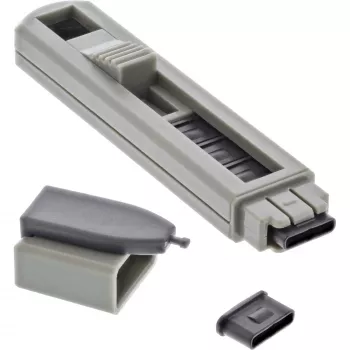 Nešiojamojo kompiuterio prievado blokatorius InLine 55724 USB-C 6 prievado blokatoriai komplekte