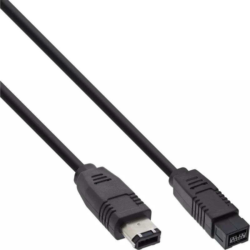 FireWire 400 į 800 kabelis InLine 36905 5 m kištukas/kištukas juodas