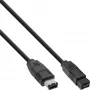FireWire 400 į 800 kabelis InLine 36905 5 m kištukas/kištukas juodas