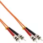 InLine dvipusis šviesolaidinis kabelis ST/ST 50/125µm OM2 2m