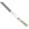 „InLine“ komutacinis kabelis SF/UTP Cat.5e AWG26 CCA PVC pilkas 100 m