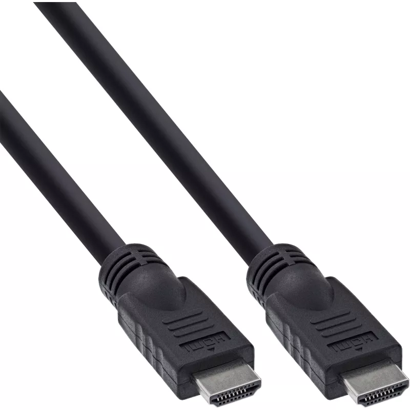 InLine HDMI laidas High Speed vyriškas / vyriškas juodas 15 m