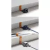 InLine plonas RJ45 kabelis naudojimui per langus/duris, 2x RJ45 F/F, 1:1, neekranuotas, 0,3 m