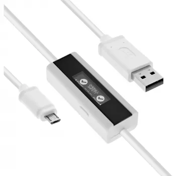 InLine USB išmanusis valdymas, multimetro, įkrovimo stebėjimas