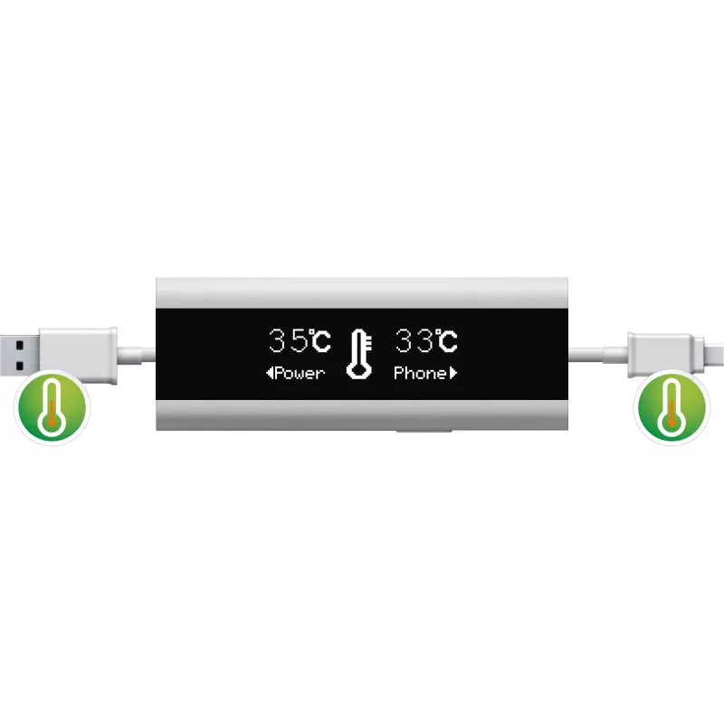 InLine USB išmanusis valdymas, multimetro, įkrovimo stebėjimas