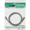 InLine komutacinis kabelis S/FTP PiMF Cat.6 250MHz PVC varis pilkas 0.25m