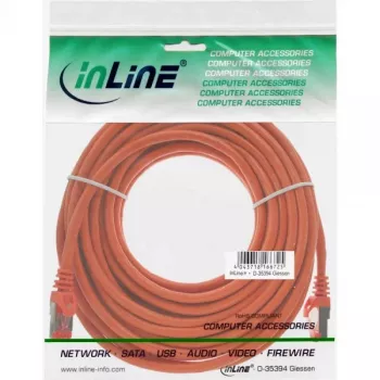 InLine komutacinis kabelis S/FTP PiMF Cat.6 250MHz PVC varis oranžinis 20m