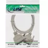 InLine spausdintuvo kabelis, dvikryptis, 25 kontaktų D-Sub į 36 kontaktų Centronics, 2 m