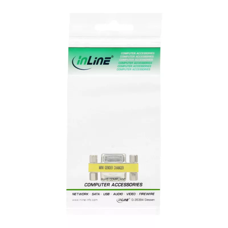 InLine Mini jungčių adapteris 9 kontaktų moteriška / moteriška