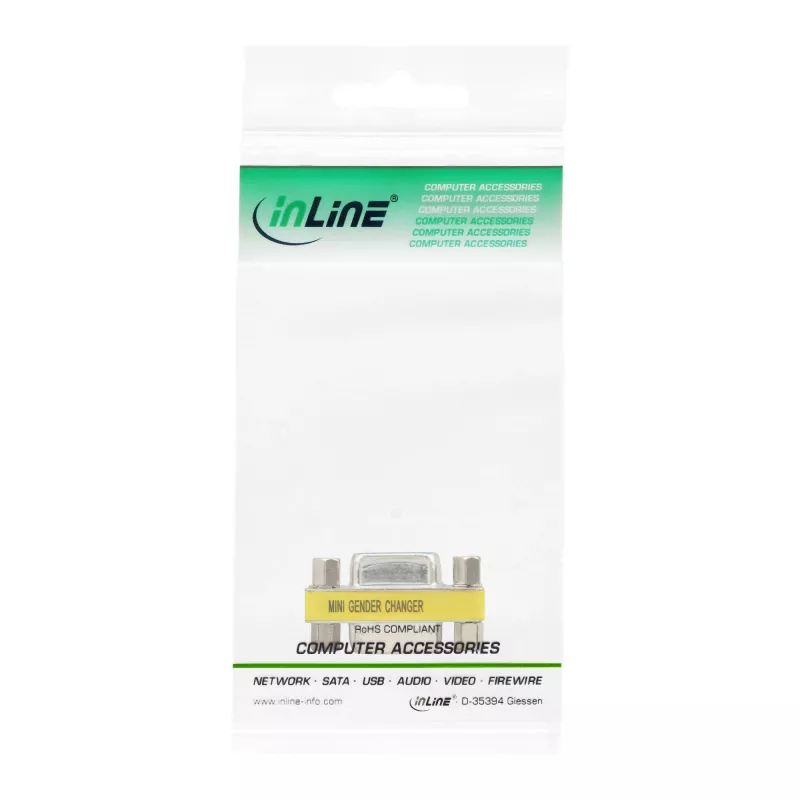 InLine adapteris DB15 HD VGA S-VGA moteriška moteriška 37724