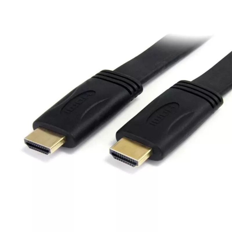 StarTech.com 5 m plokščias didelės spartos HDMI® laidas su Ethernet – Ultra HD 4k x 2k HDMI laidas – HDMI į HDMI V/V