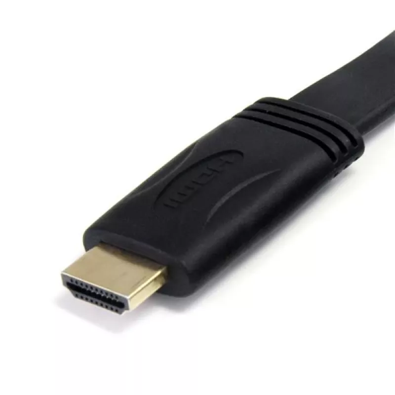 StarTech.com 5 m plokščias didelės spartos HDMI® laidas su Ethernet – Ultra HD 4k x 2k HDMI laidas – HDMI į HDMI V/V