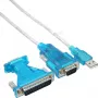 InLine USB į nuoseklųjį adapterio kabelis USB Type A kištukas / DB9 kištukas 1,8 m