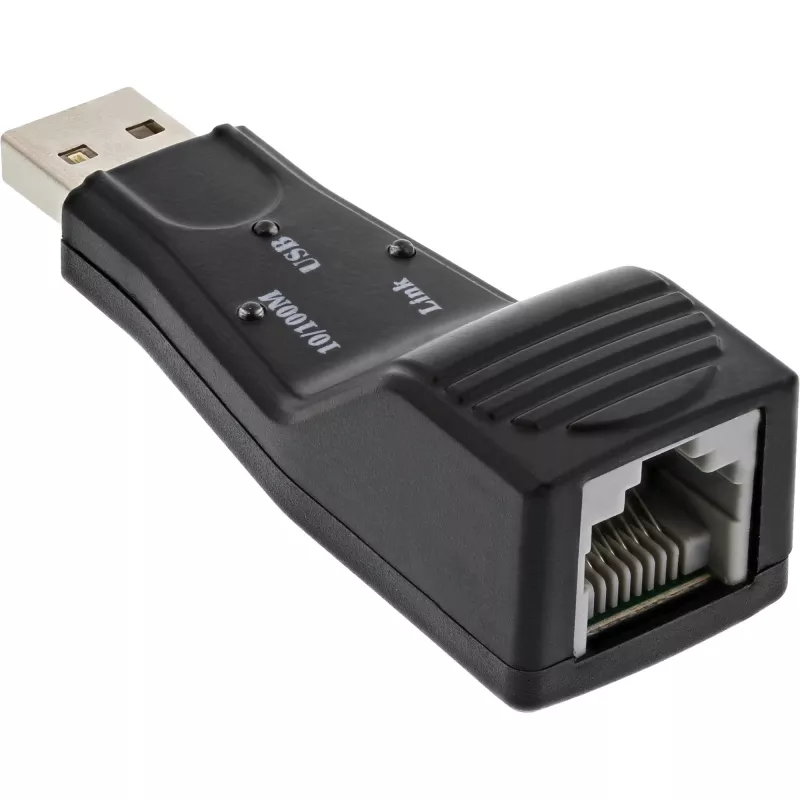 InLine USB 2.0 tinklo adapteris 10 / 100 MBit
