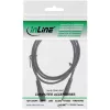 „InLine“ nuolatinės srovės ilginamasis laidas, nuolatinės srovės kištukas/lizdas 5,5 x 2,1 mm, AWG 18, juodas, 2 m