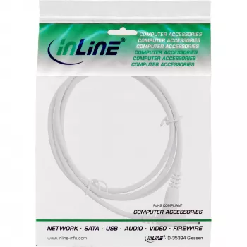 InLine DC ilgintuvo laidas, DC patinas/kabelio patelė 4.0x1.7mm, AWG 18, baltas 0,5 m