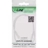 InLine DC ilginamasis laidas, DC kištukas/lizdas 3,5x1,35 mm, AWG 18, baltas 0,5 m