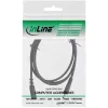 „InLine“ nuolatinės srovės ilginamasis laidas, kintamosios srovės kištukas / lizdas 4,0 x 1,7 mm, AWG 18, juodas, 1 m