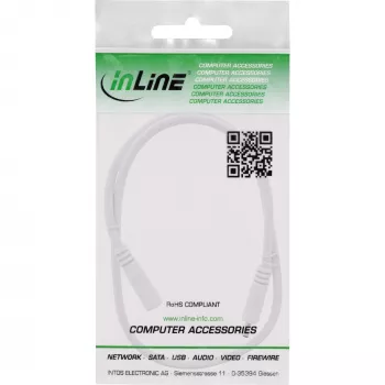 InLine DC ilginamasis laidas, DC kištukas/lizdas 3,5x1,35 mm, AWG 18, baltas 1 m