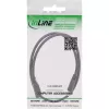 InLine DC ilginimo kabelis, DC kištukas/lizdas 5,5x2,5 mm, AWG 18, juodas 1 m